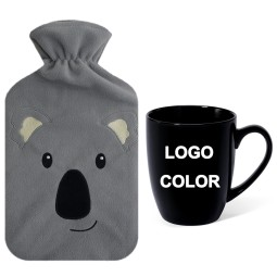 Hot Water Bag Cover Factory - Cute Fleece DIY Coffee Ceramic Cup