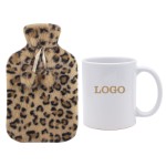 Hot Water Bottle Set Manufacturer - Wholesale Leopard Print Faux Fur Cover