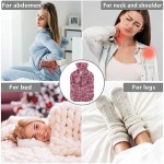 Hot Water Bottle Set Manufacturer - Wholesale Leopard Print Faux Fur Cover