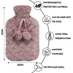 Hot Water Bottle Bag Factory - Hot Selling 2 Liter Bpa Free Faux Fur