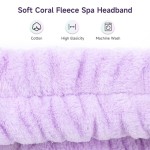 Rabbit Ear Headband Factory - Big Ear Coral Fleece Soft Elastic SPA