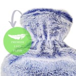 Hot Water Bottle Set Manufacturer - Gift Set 2l Faux Fur Cover Eye Mask