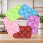Cake Silicone Mold Manufacturer - Baking DIY 6 Semi Round Chocolate
