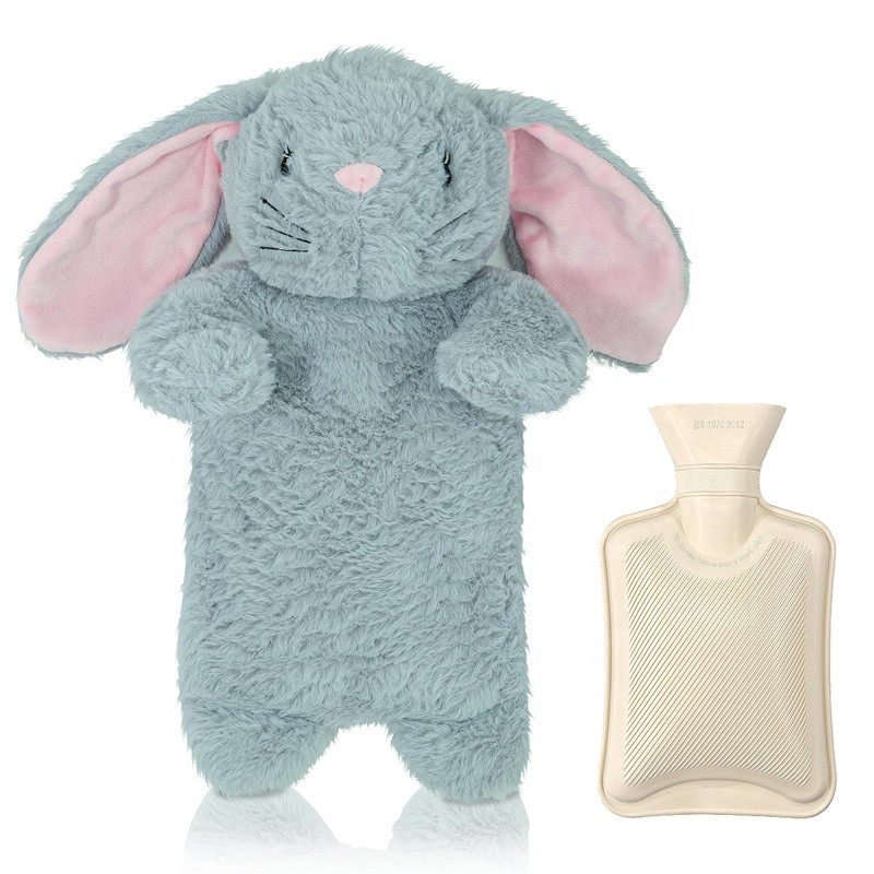 Hot Water Bag Cover Manufacturer - Wholesale Cute 1l Rabbit Plush Removable
