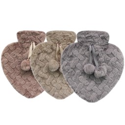 Hot Water Bottle Manufacturer - Wholesale Bpa Free Heart Shape 1000ml