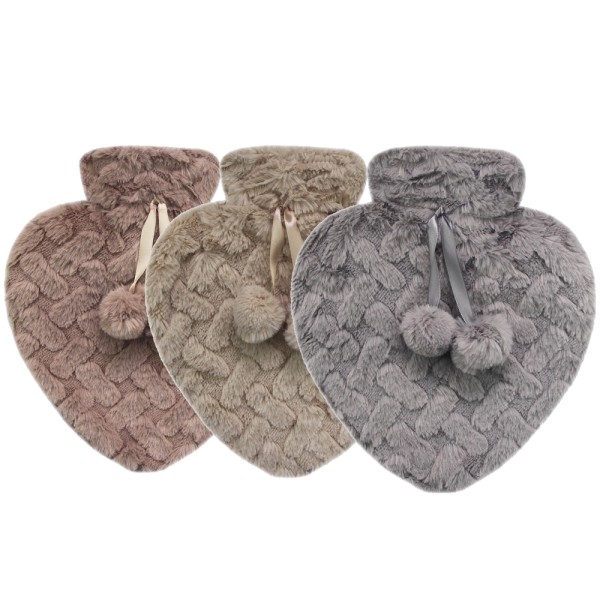 Hot Water Bottle Manufacturer - Wholesale Bpa Free Heart Shape 1000ml