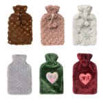 Hot Water Bottle Factory - Reusable 1000ml/2000ml Fluffy Plush Cover