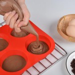 Cake Pan Factory - 6-Cavity DIY Non-Stick Food Grade Silicone