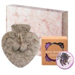 Heart Shape Hot Water Bottle Manufacturer - 1L Plush Fur Cover Bath Oil