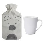 Hot Water Bag Cover Factory - Cute Fleece DIY Coffee Ceramic Cup