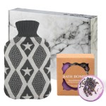 Hot Water Bottle Manufacturer - High Quality 2L Rubber Knitted Cover