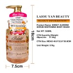 Body Wash Factory - 500ml Sweet Almond Exfoliating Moisturizing
