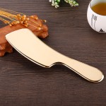 Copper Scraping Plate Factory - Knife Shaped Gua Sha Massage Tool Logo Printing