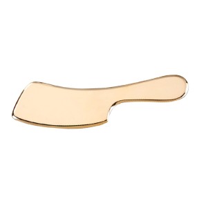 Copper Scraping Plate Factory - Knife Shaped Gua Sha Massage Tool Logo Printing