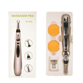 Electric Acupuncture Pen Supplier - 5 in 1 Pain Relief 9 Gages 5 Massage Heads