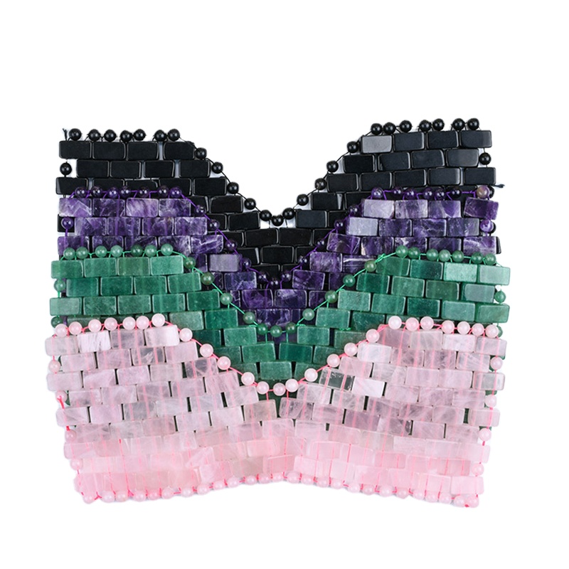 Crystal Facial Mask Factory - Factory Wholesale Natural Rose Quartz Eye Mask