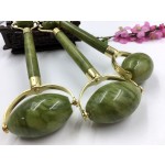 Jade Roller Set Factory - Xiuyu Green Jade Roller Gua Sha Beauty Set