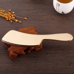 Copper Scraping Plate Factory - Knife Shaped Gua Sha Massage Tool Logo Printing