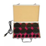 Hot Stone Massage Set Factory - 16Pcs Nature Basalt Spa Massage Stone Set