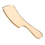 Copper Scraping Plate Factory - Knife Shaped Gua Sha Massage Tool Logo Printing