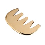 Copper Gua Sha Comb Supplier - Pure Brass Acupuncture Scraping Massager