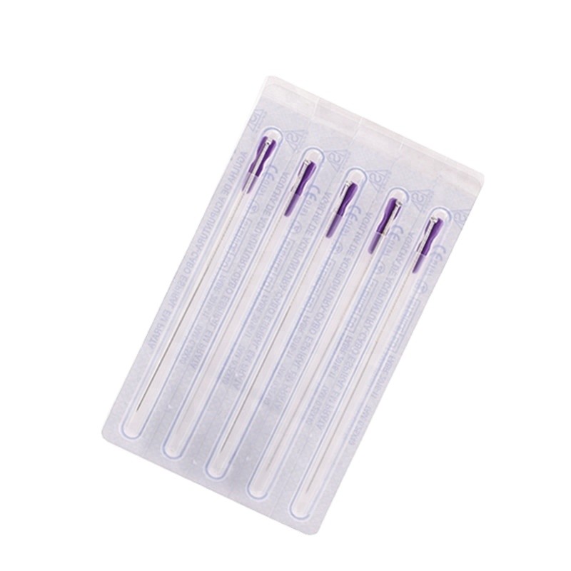 Acupuncture Needles Factory - Medical Silver Handle 0.18x7mm Custom Sizes