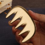 Copper Gua Sha Comb Supplier - Pure Brass Acupuncture Scraping Massager