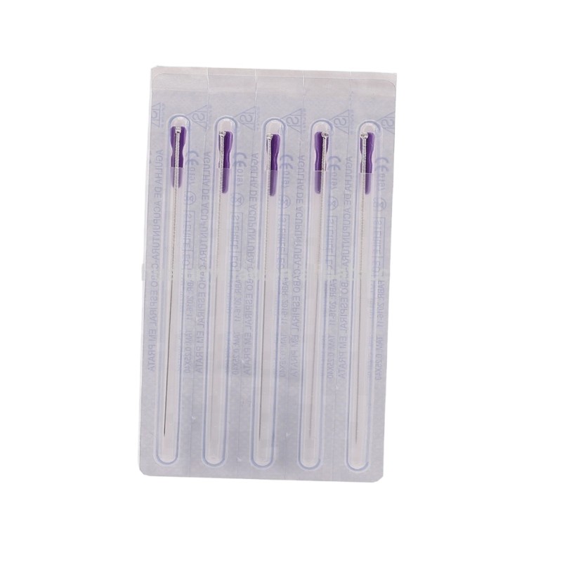 Acupuncture Needles Manufacturer - Disposable Sterile Silver Handle with Tube