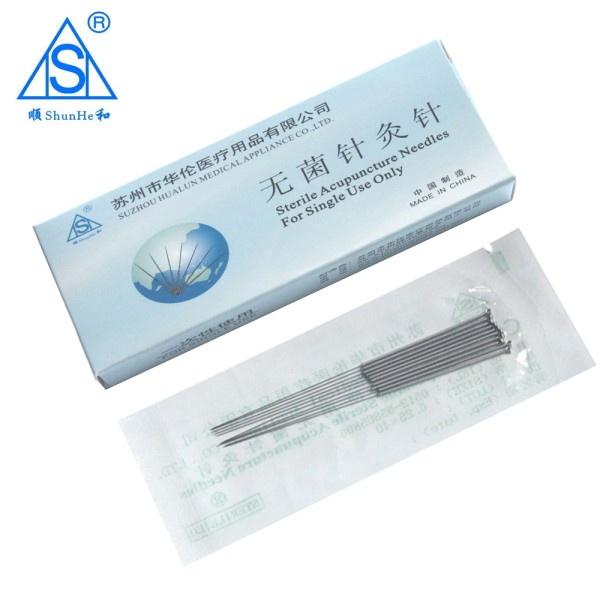 Acupuncture Needles Factory - Shunhe Brand 0.25x70mm Disposable Steel Handle