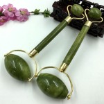 Jade Roller Set Factory - Xiuyu Green Jade Roller Gua Sha Beauty Set