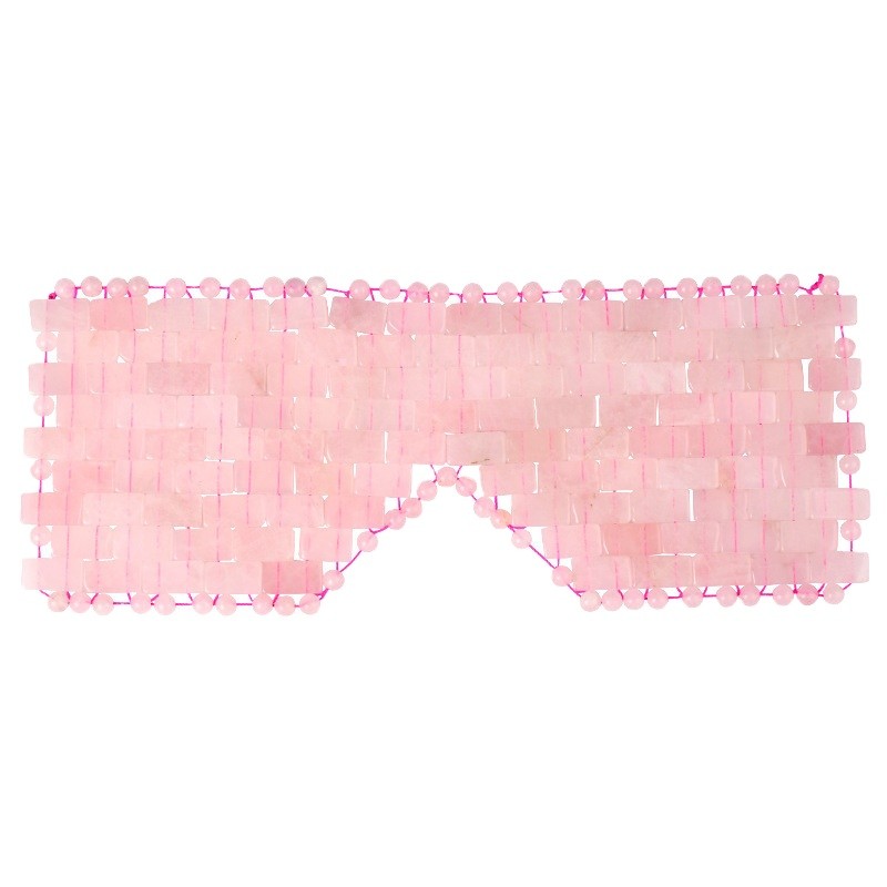 Crystal Eye Mask Factory - Luxury Rose Quartz Sleep Eye Care Mask