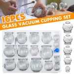 Vacuum Cupping Set Supplier - 16pcs Explosion-proof Glass Acupuncture Massage