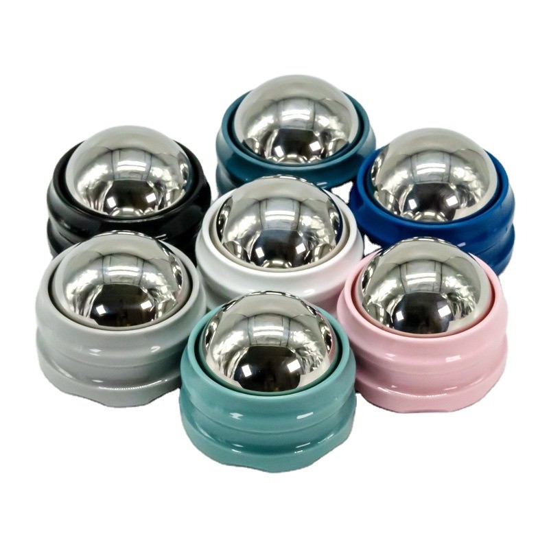 Cold Massage Roller Manufacturer - ABS Base Stainless Steel Face Massage Ball