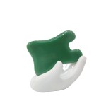 Jade Roller Set Supplier - Hot Sale Green Natural Jade Gua Sha Facial Massager