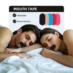 Anti-Snoring Mouth Tape Supplier - New Products Black Mouth Breathing Patch