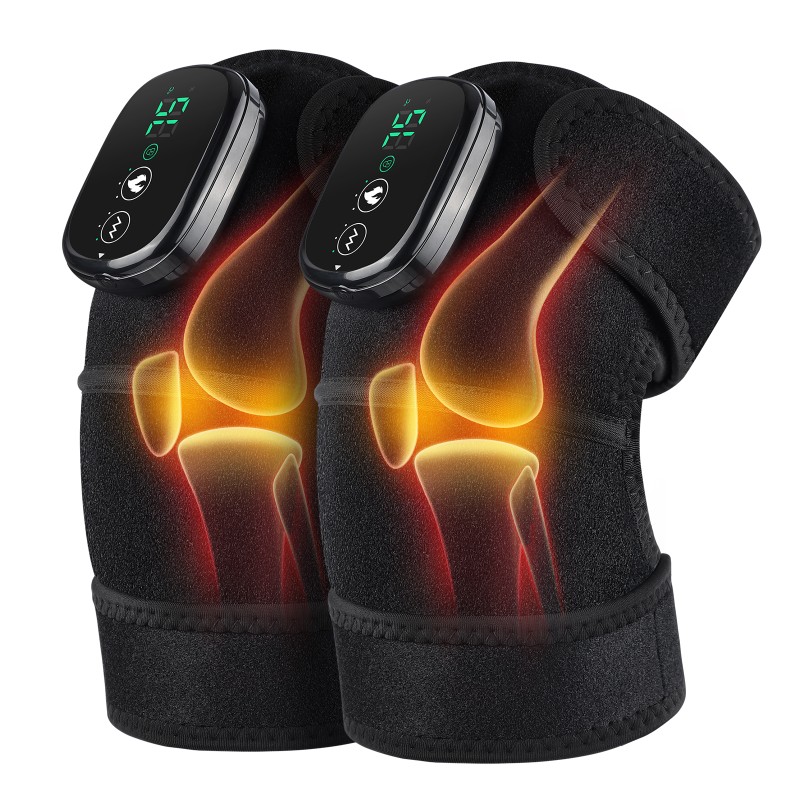 Knee Massager Supplier - 5000MAH Rechargeable Vibration Therapy