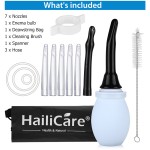 Anal Douche Bulb Factory - 450ml Large Enema Kit Men Women