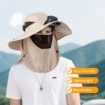UPF Bucket Hat Supplier - Solar Fan Wide Brim Outdoor