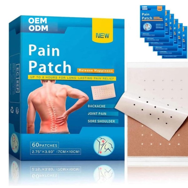 Pain Relief Patch Supplier - OEM/ODM Hypoallergenic Quick Relieving Back Shoulder
