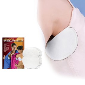 Disposable T-Shirt Supplier - Customized ABSORBENT Underarm Pad OEM Logo Nonwoven