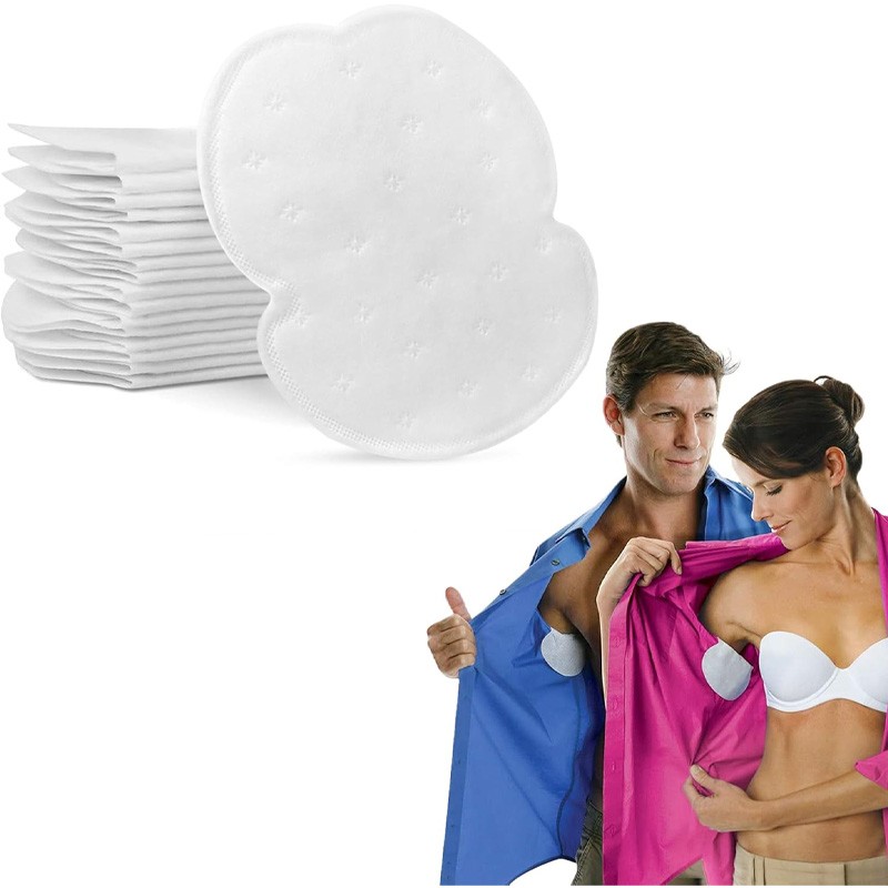 Armpit Sweat Pads Factory - Disposable Under Arm Absorbent Cotton Jasmine Anti