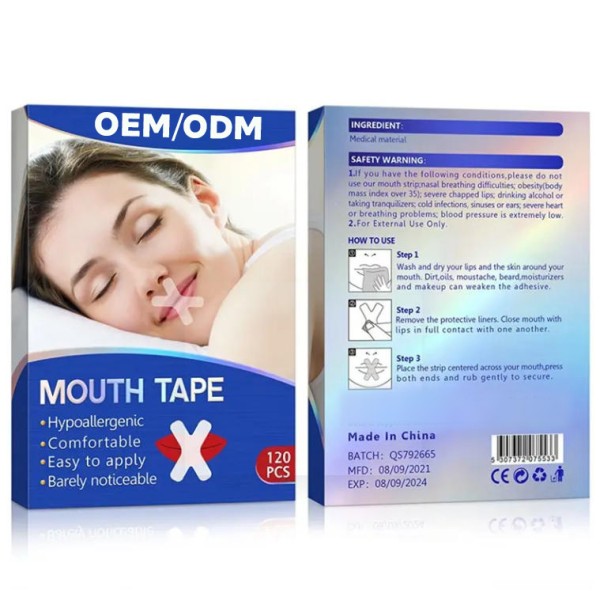Snore Relief Strips Supplier - China Supplier's OEM ODM Nasal Body Patches Mouth