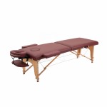 Massage Table Manufacturer - Portable Wood 2-section Spa Bed