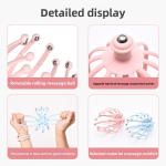 Octopus Massager Manufacturer - 12 Claws 18 Balls Multifunctional