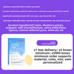 Blueberry Lutein Eye Patch Manufacturer - Baiyunshan Xingqun Cold Compress Relieve Eye Fatigue