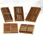 Wooden Roller Massage Factory - 9 Wheel Muscle Relax Tool