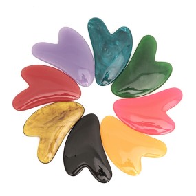 Gua Sha Tool Factory - Resin Massage Board Heart Shape