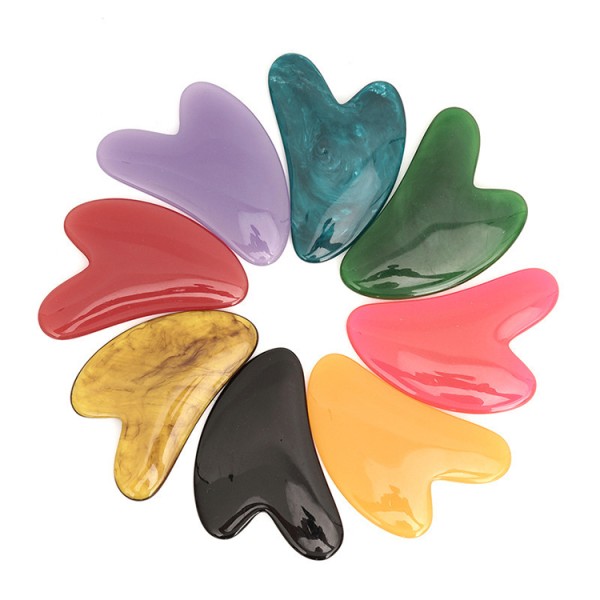 Gua Sha Tool Factory - Resin Massage Board Heart Shape