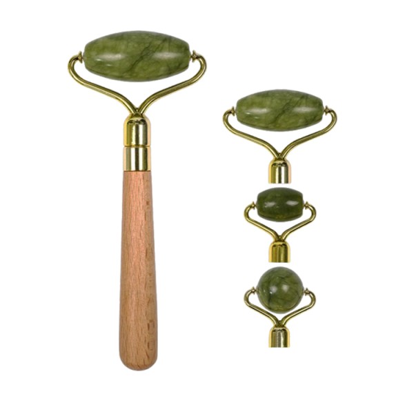 Jade Roller Set Supplier - Natural Green Jade Facial Therapy