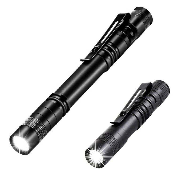 Pen Flashlight Manufacturer - 2*aaa Battery Led Torch